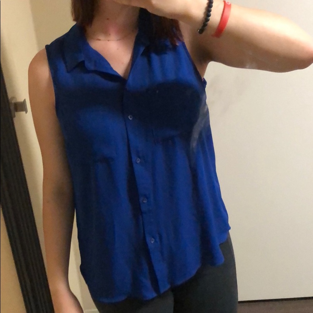 Royal Blue Apt. 9 Sleeveless Blouse